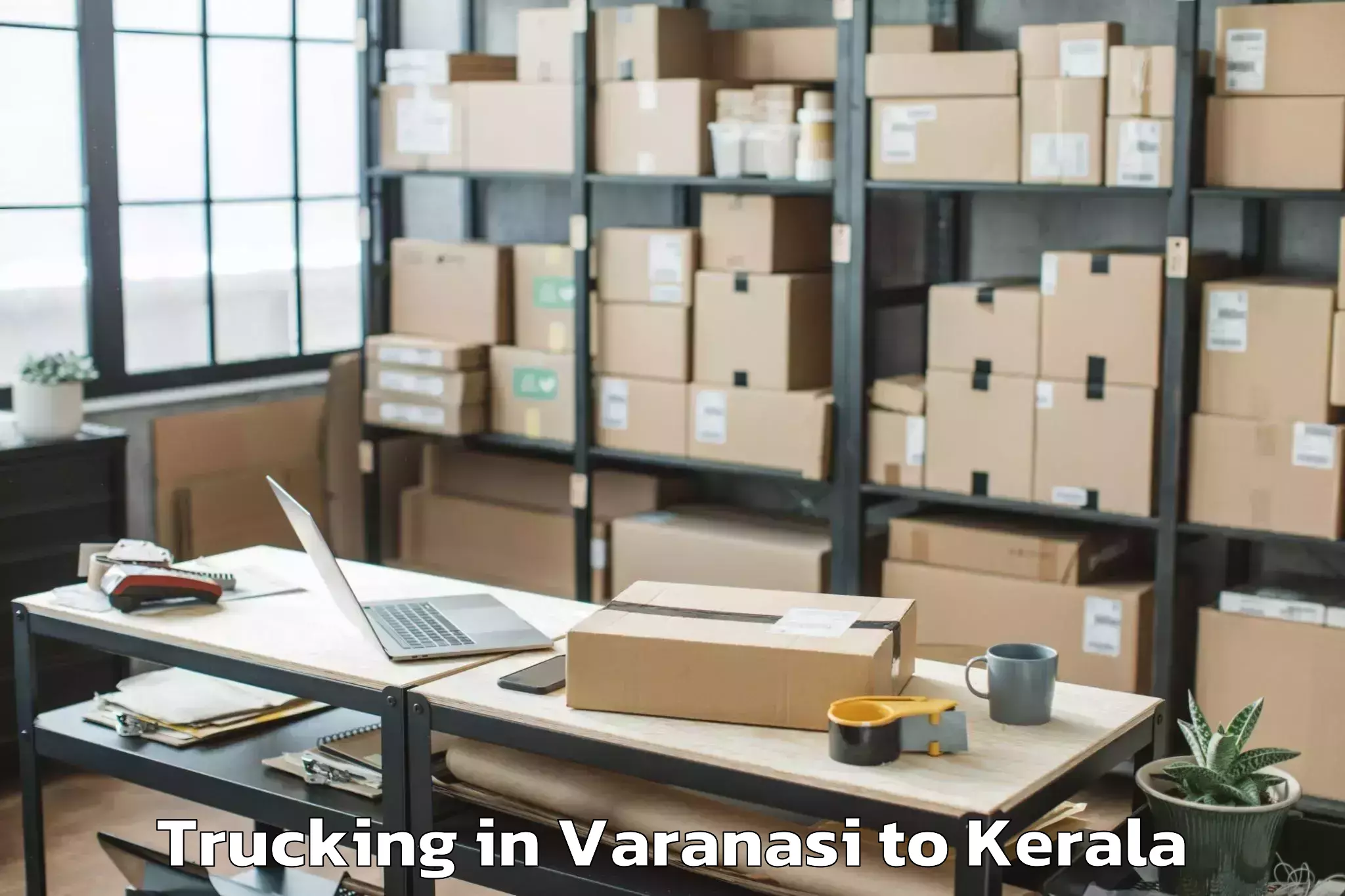 Reliable Varanasi to Chirayinkeezhu Trucking